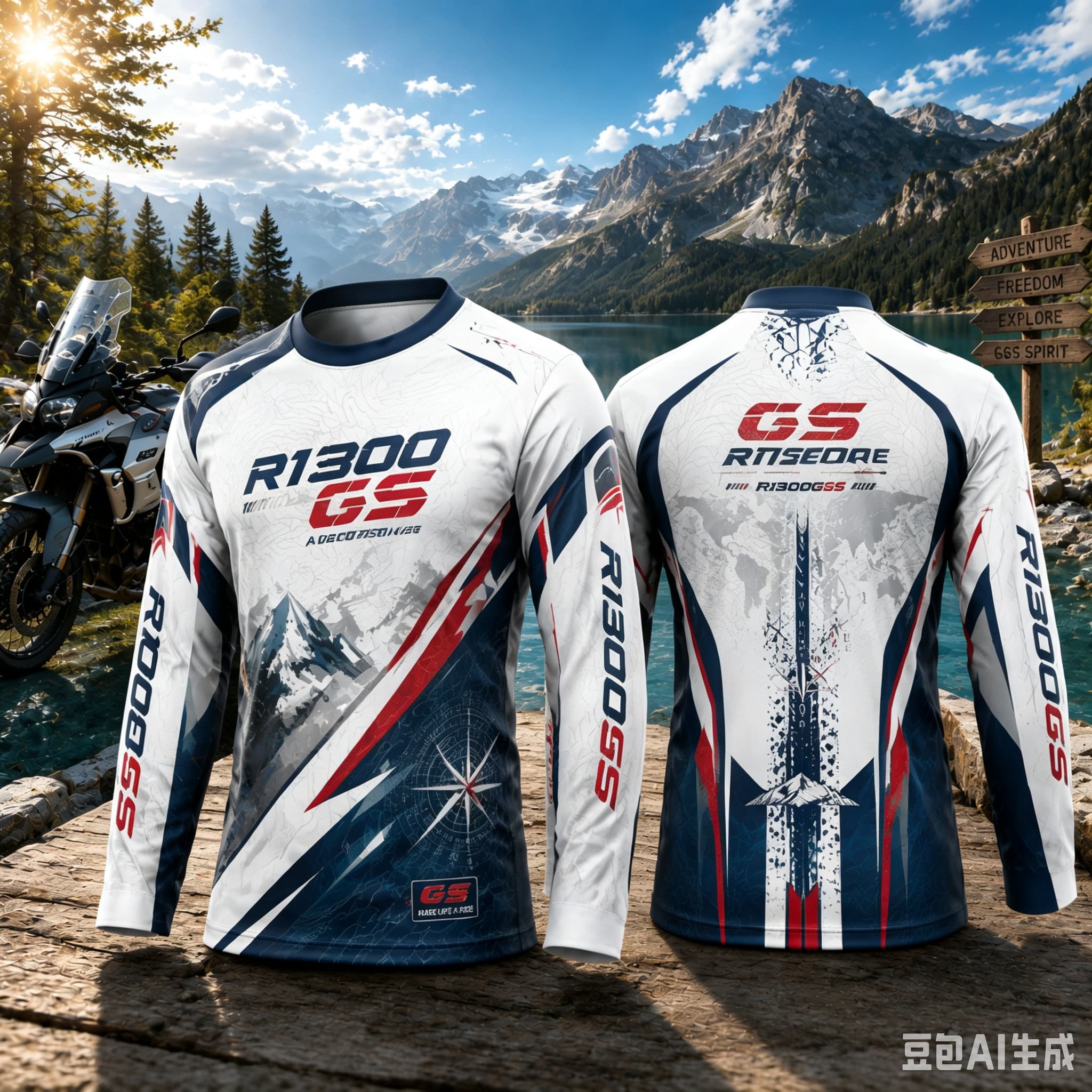 モトラッドGSアドベンチャーモーターサイクル長袖シャツ 通気 - Outdoor Sports Adventure のレビューと価格